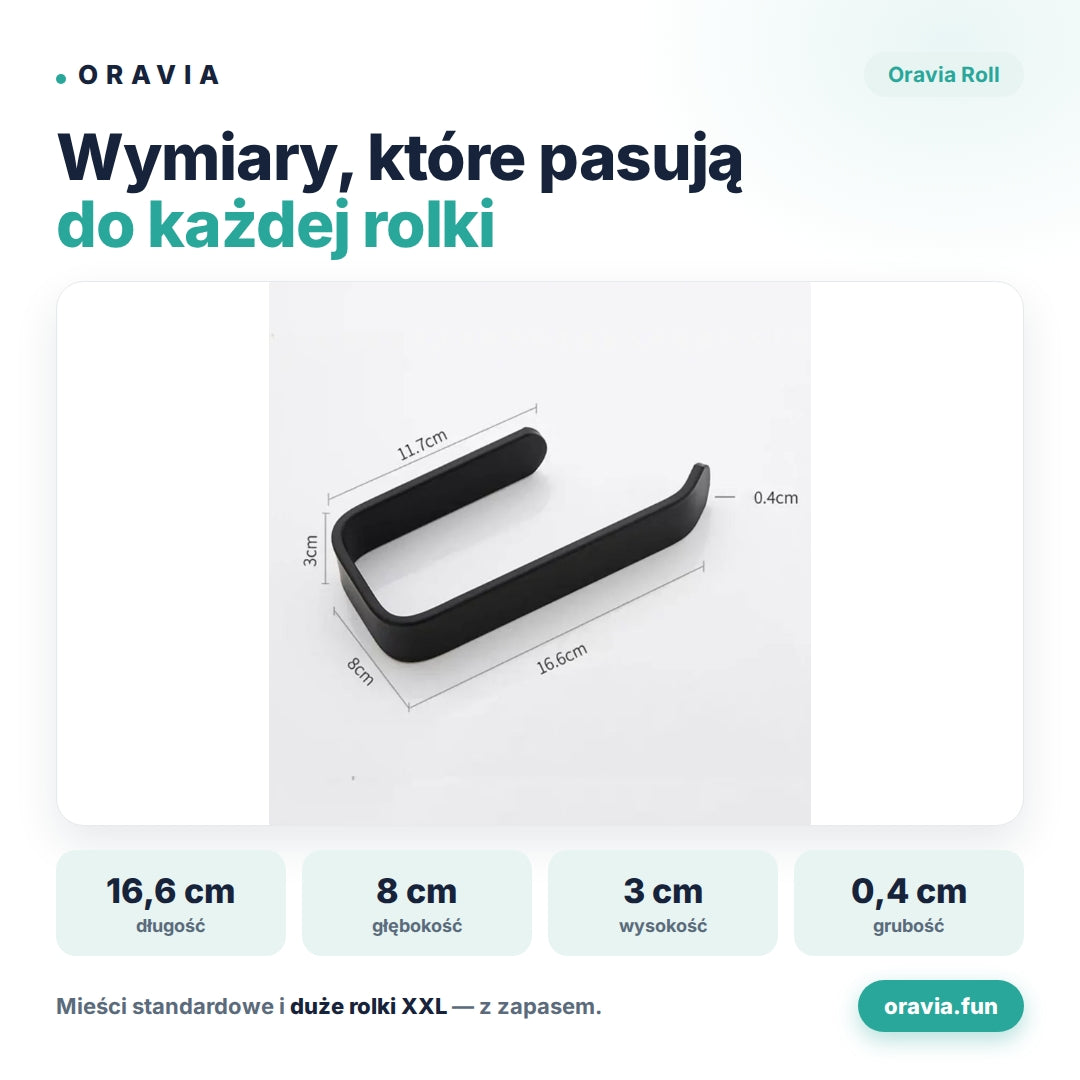 Oravia Roll™ - Uchwyt na rolkę do papieru