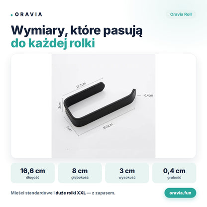 Oravia Roll™ - Uchwyt na rolkę do papieru