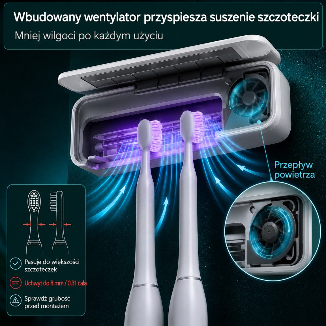 Oravia PRO 3.1 – Inteligentny uchwyt UV do szczoteczek